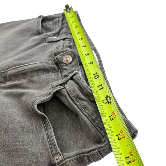 MNG Mango Sculpt Jeans Womens 8 Gray Light Washed Slim Fit Cropped Casual Ladies - Picture 4 of 8